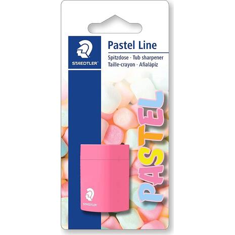 Ξύστρα Staedtler Pastel  βαρελάκι μονή σε διάφορα χρώματα (51105PSBK)